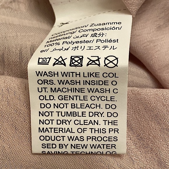 Ranlege Blush Pink Eyelash Design SZ 12 Boho Chic Cottagecore Romantic Top - Picture 9 of 9